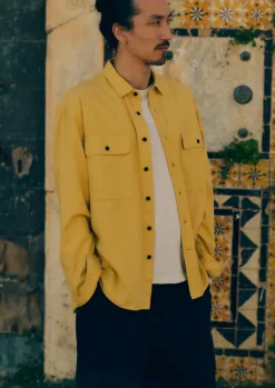 Workwear|Shirts-TOAST Garment Dyed Oxford Workwear Shirt SoftTopaz