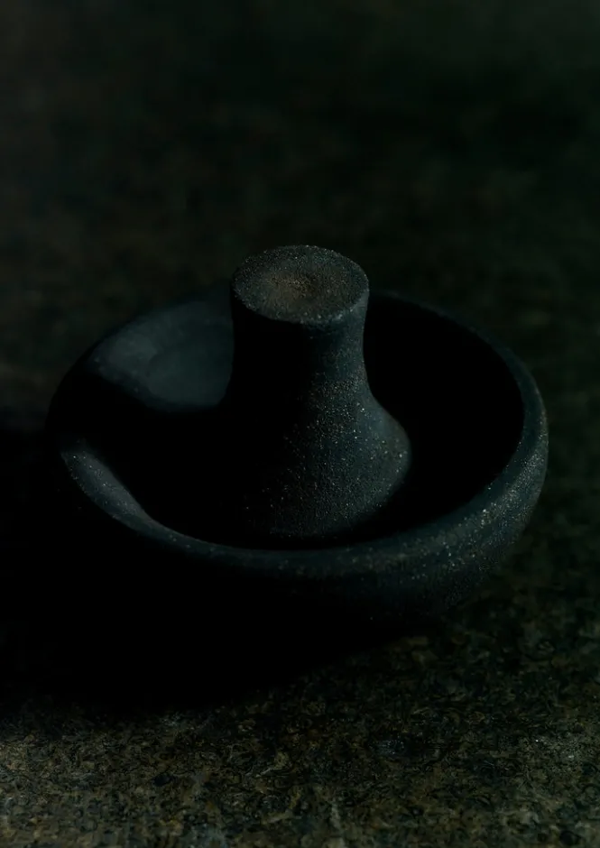 Ceramics|Kitchen-TOAST Grace McCarthy Pestle and Mortar VulcanBlack