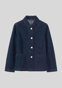 Denim|Coats & Jackets-TOAST Hal Denim Workwear Jacket Indigo