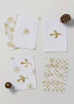 Stationery|Christmas Decorations-TOAST Hand Carved Dove Block Printing Kit Multi