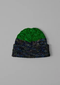 Hats, Scarves & Gloves-TOAST Hand Knitted Wool Hat Galaxy/Green