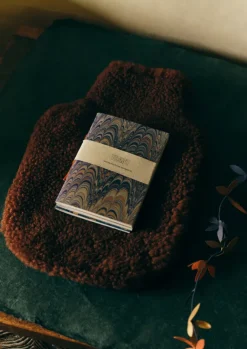Stationery-TOAST Hand Marbled Pocket Notebook Set Multi