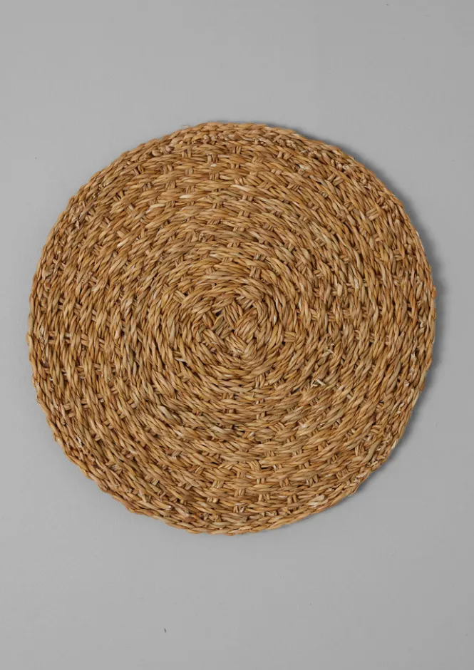 Kitchen|Tableware-TOAST Hand Woven Hogla Placemat Natural