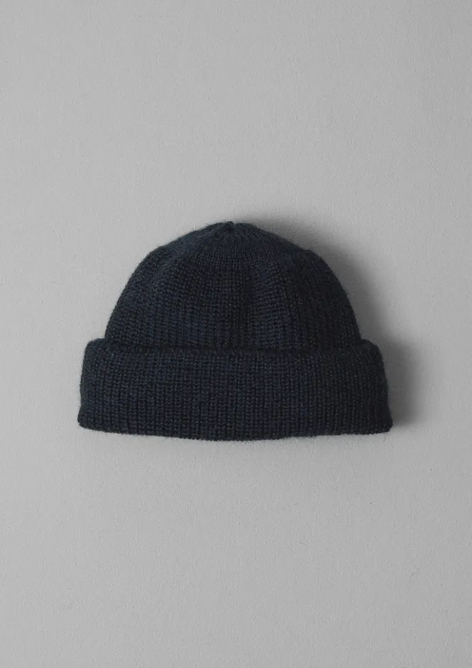 Hats, Scarves & Gloves-TOAST Heimat Mechanic Wool Hat Ink