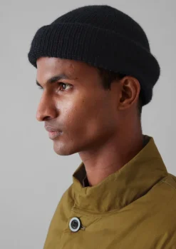 Hats, Scarves & Gloves-TOAST Heimat Mechanic Wool Hat Ink