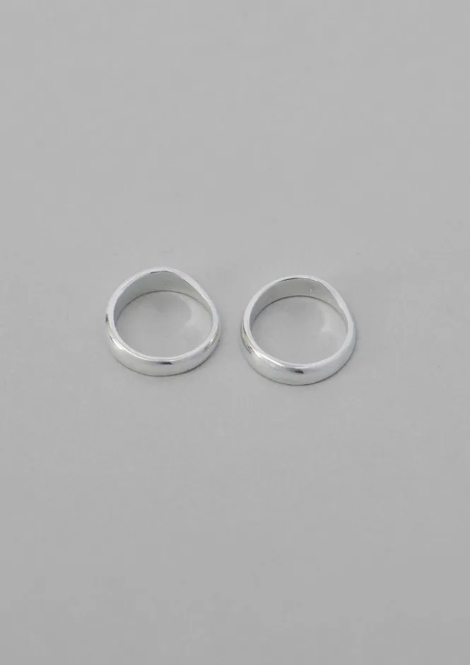 Jewellery-TOAST Helena Rohner Organic Stacking Ring Silver