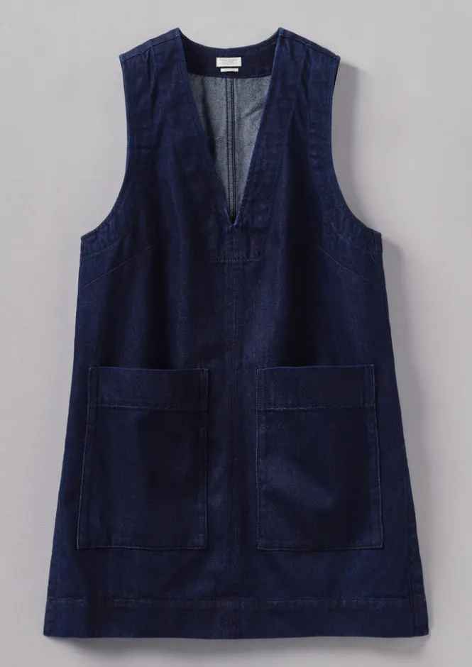 Denim|Tops & Tees-TOAST Denim Cotton Tunic Indigo