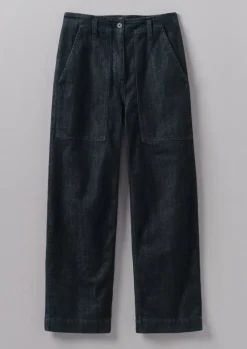 Denim|Workwear-TOAST Denim Workwear Trousers Indigo