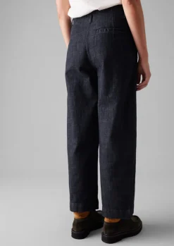 Denim|Workwear-TOAST Denim Workwear Trousers Indigo