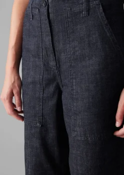 Denim|Workwear-TOAST Denim Workwear Trousers Indigo