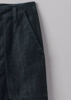 Denim|Workwear-TOAST Denim Workwear Trousers Indigo