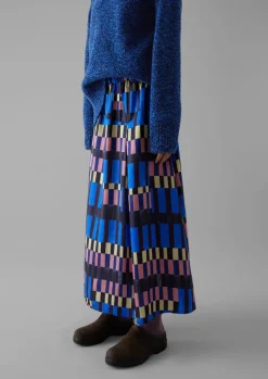 Skirts-TOAST Isobel Harvey Asymmetric Check Print Skirt Multi