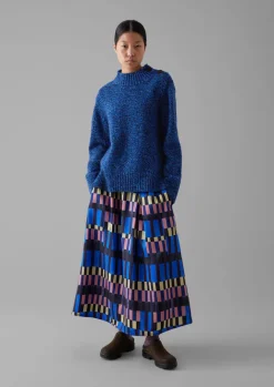 Skirts-TOAST Isobel Harvey Asymmetric Check Print Skirt Multi