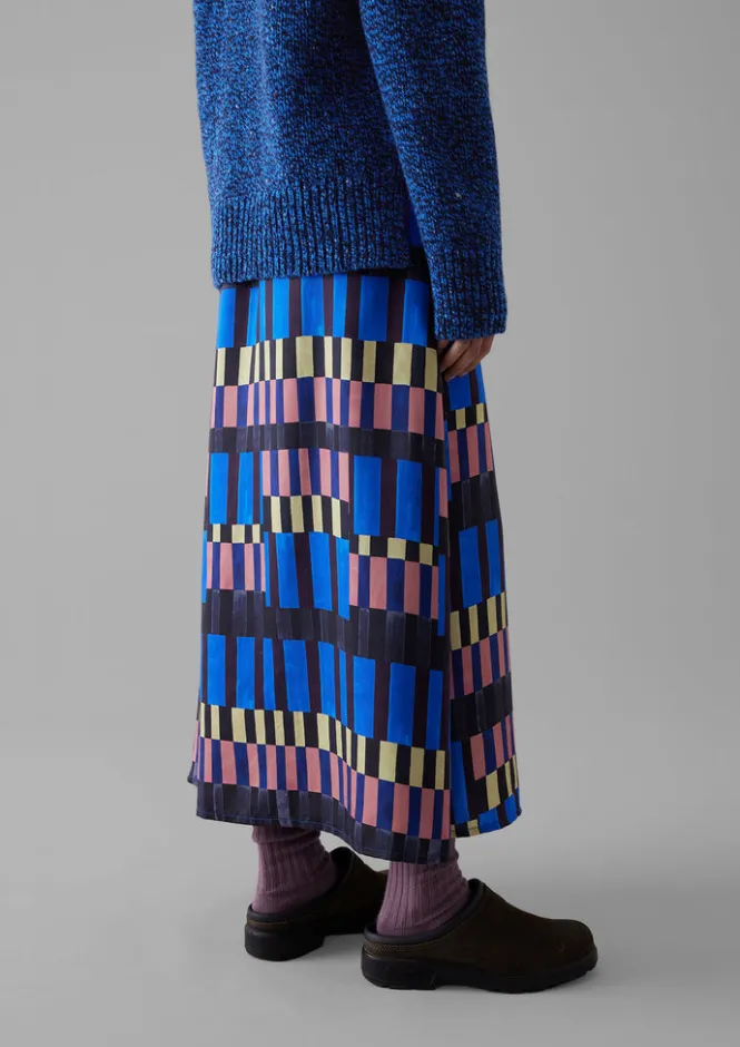 Skirts-TOAST Isobel Harvey Asymmetric Check Print Skirt Multi