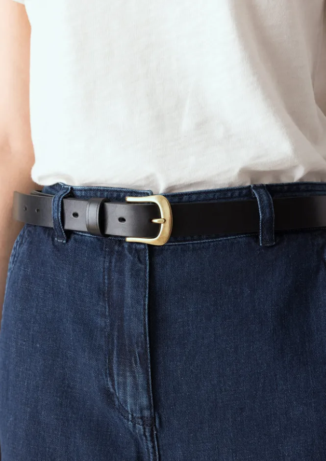 Bags & Belts-TOAST Jeans Belt Black