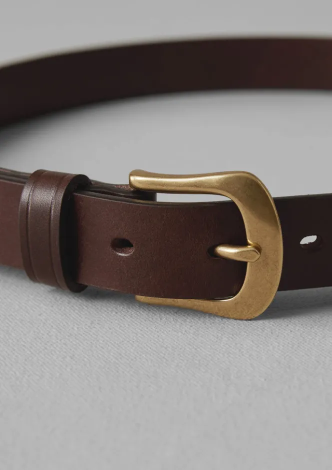 Bags & Belts-TOAST Jeans Belt Brown