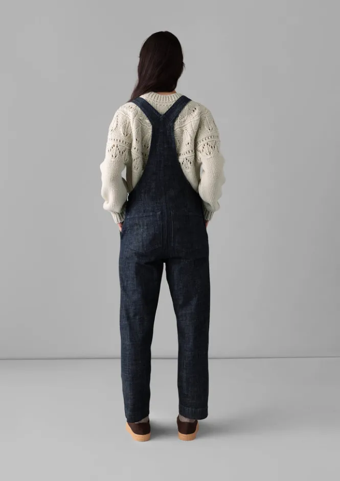 Denim|Jumpsuits-TOAST Jessa Denim Dungarees Indigo