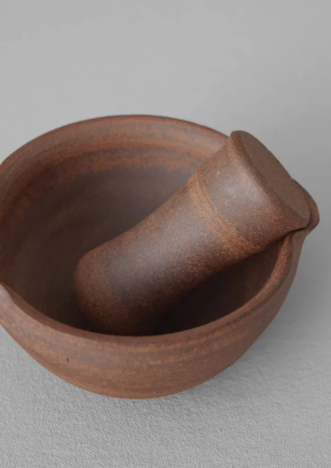 Ceramics|Kitchen-TOAST Jynsym Ong Pestle and Mortar RedClay
