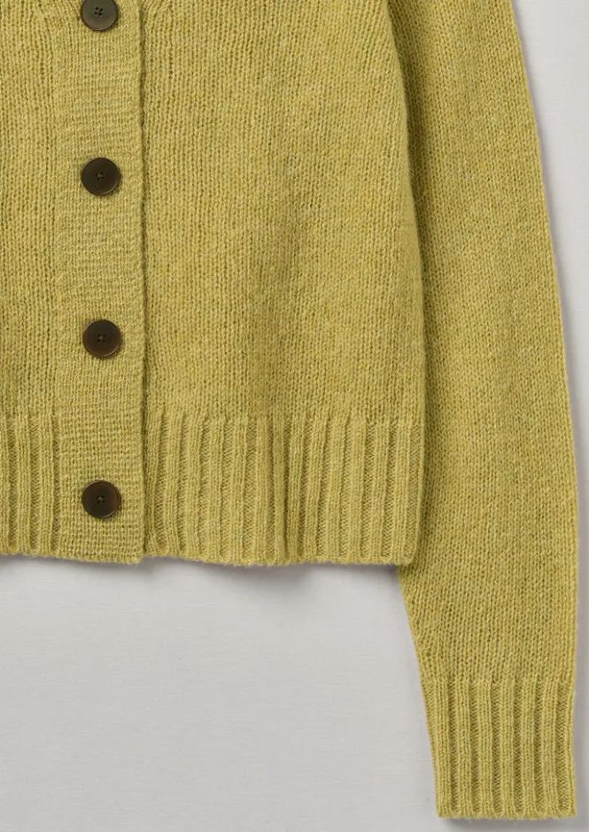 Knitwear-TOAST Kaia V-Neck Wool Cardigan Verbena