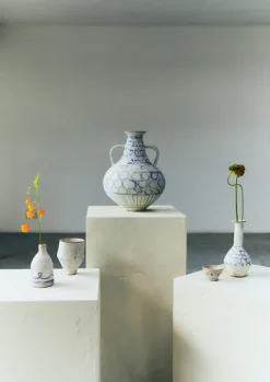 Decorative Pieces|Ceramics-TOAST Kate Semple Script Flask