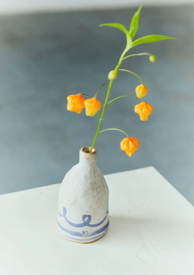 Decorative Pieces|Ceramics-TOAST Kate Semple Scroll Slab Bottle