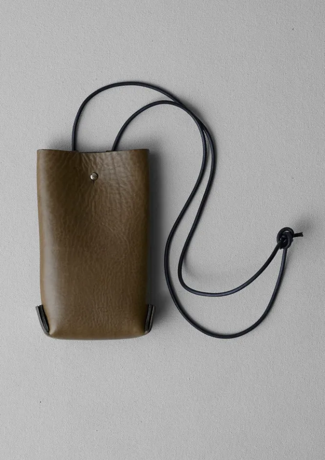 Bags & Belts-TOAST Kate Sheridan Jigsaw Pouch Bag Olive