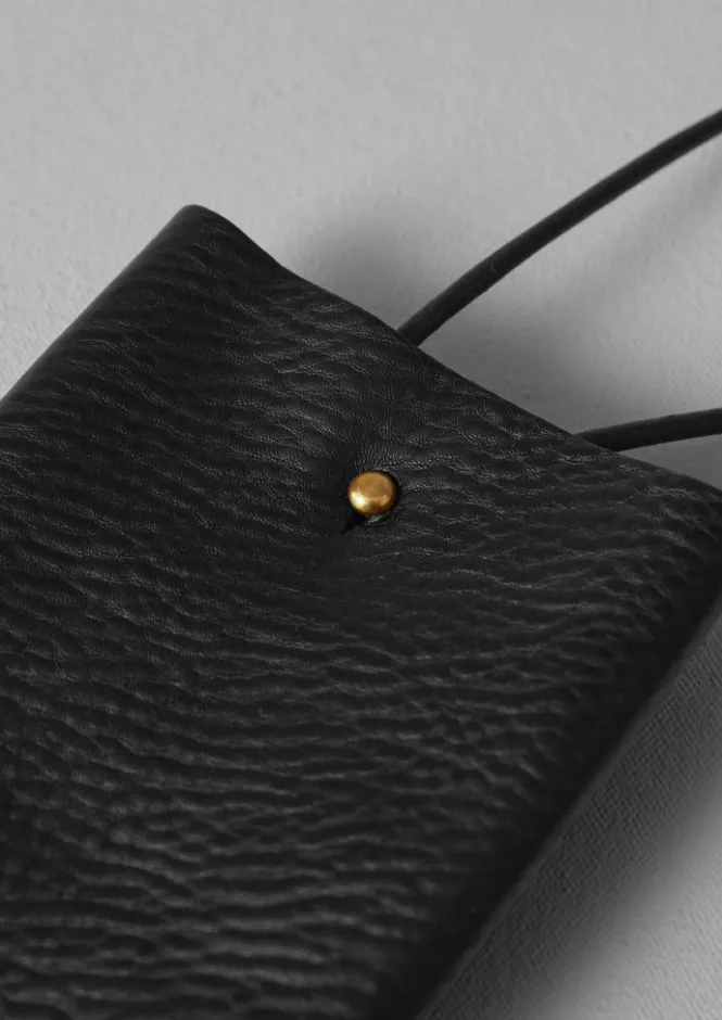 Bags & Belts-TOAST Kate Sheridan Jigsaw Pouch Bag Black