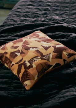 Textiles|Cushions & Covers-TOAST Kinetic Geo Linen Cushion Cover Sand/Berry