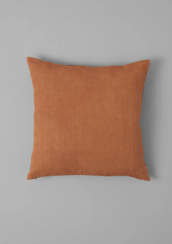 Textiles|Cushions & Covers-TOAST Kinetic Geo Linen Cushion Cover Sand/Berry