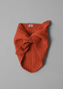 Hats, Scarves & Gloves-TOAST Knitted Wool Bandana Ember