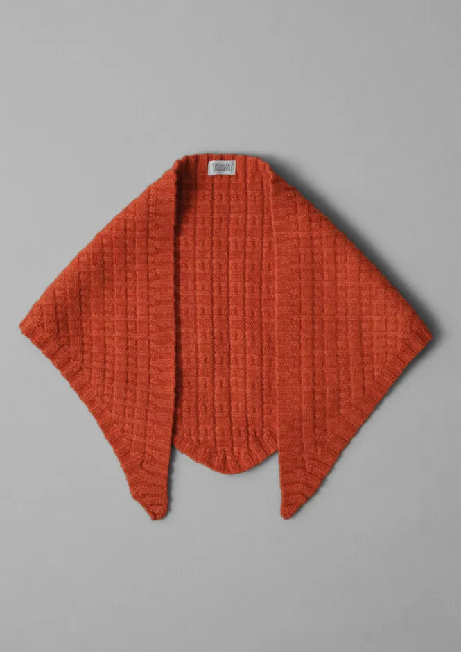 Hats, Scarves & Gloves-TOAST Knitted Wool Bandana Ember