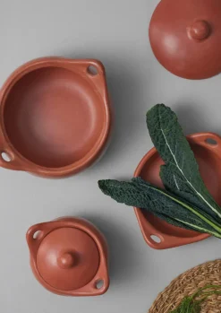 Kitchen-TOAST La Chamba Clay Casserole Dish Terracotta