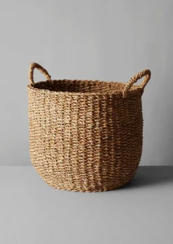 Baskets-TOAST Large Hogla Storage Basket Natural
