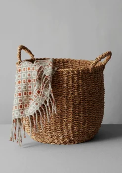 Baskets-TOAST Large Hogla Storage Basket Natural