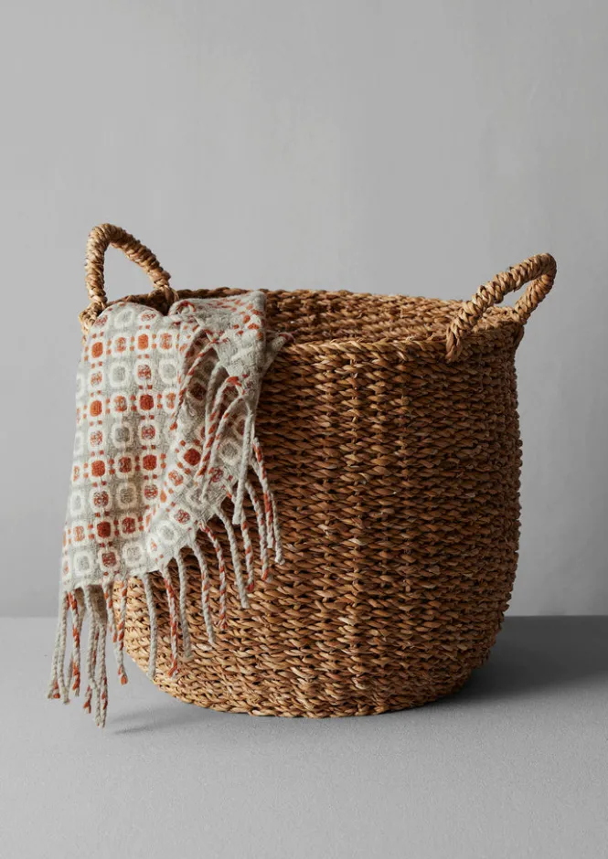 Baskets-TOAST Large Hogla Storage Basket Natural