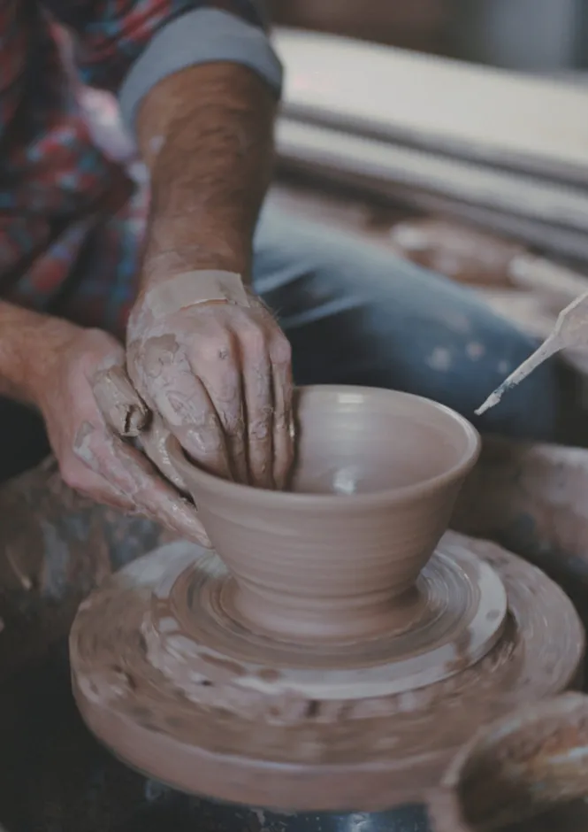 Ceramics|Kitchen-TOAST Leach Pottery Pestle and Mortar Chalk