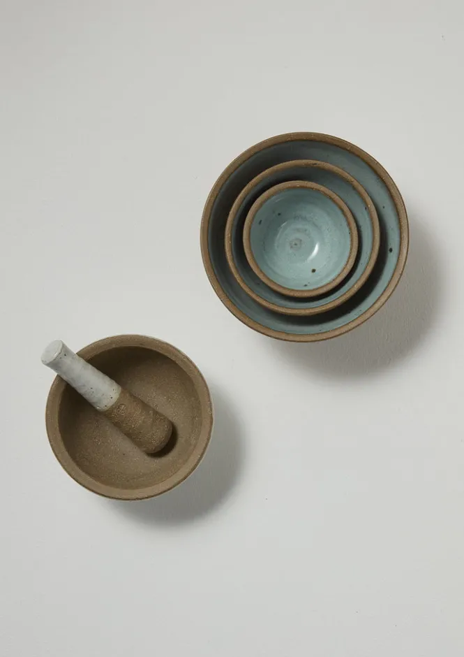 Ceramics|Kitchen-TOAST Leach Pottery Pestle and Mortar Chalk