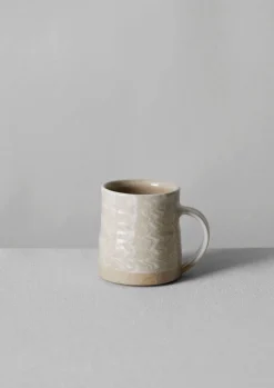 Ceramics-TOAST Lily Pearmain Ripple Mug White