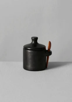 Ceramics|Kitchen-TOAST Longpi Seasoning Pot BlackClay