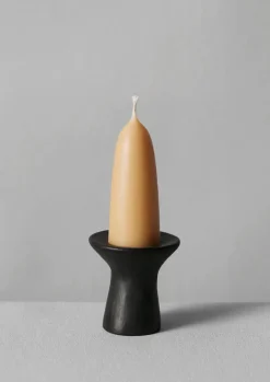 Decorative Pieces|Ceramics-TOAST Longpi Stubby Candle Holder BlackClay