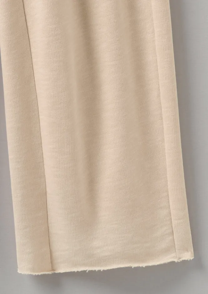 Jersey|Loungewear-TOAST Loopback Jersey Wide Leg Trousers Shell