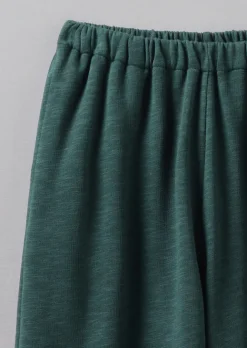 Jersey|Loungewear-TOAST Loopback Jersey Wide Leg Trousers Puck