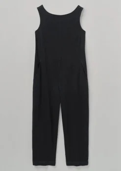 Loungewear|Jumpsuits-TOAST Lydia Jersey Jumpsuit WashedBlack