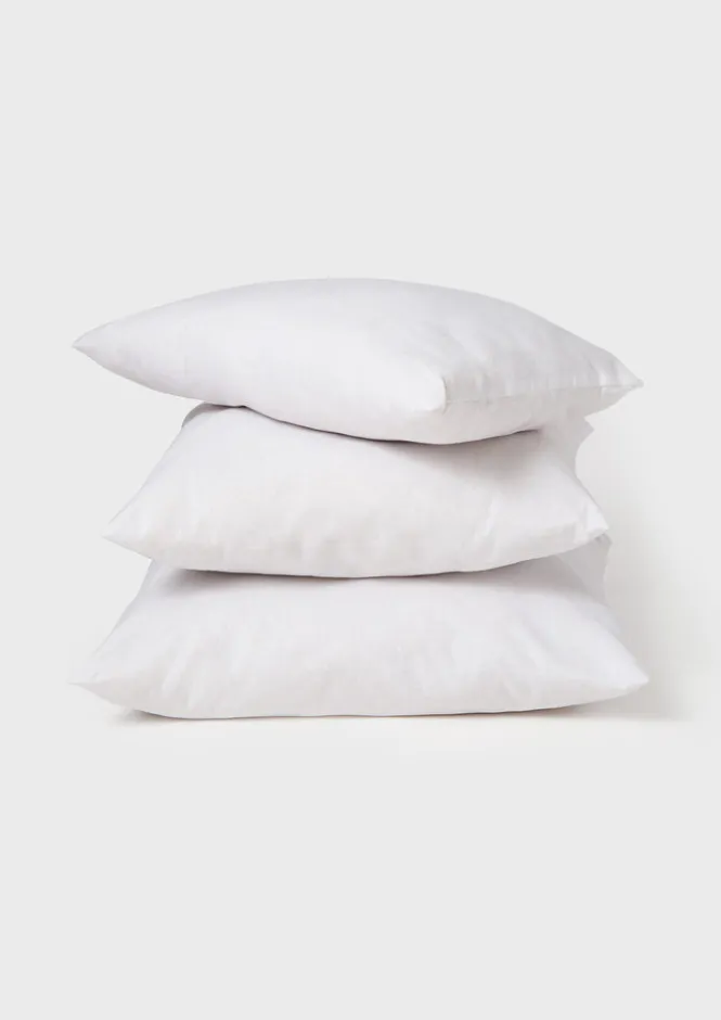 Textiles|Cushions & Covers-TOAST Medium Square Wool Cushion Pad White