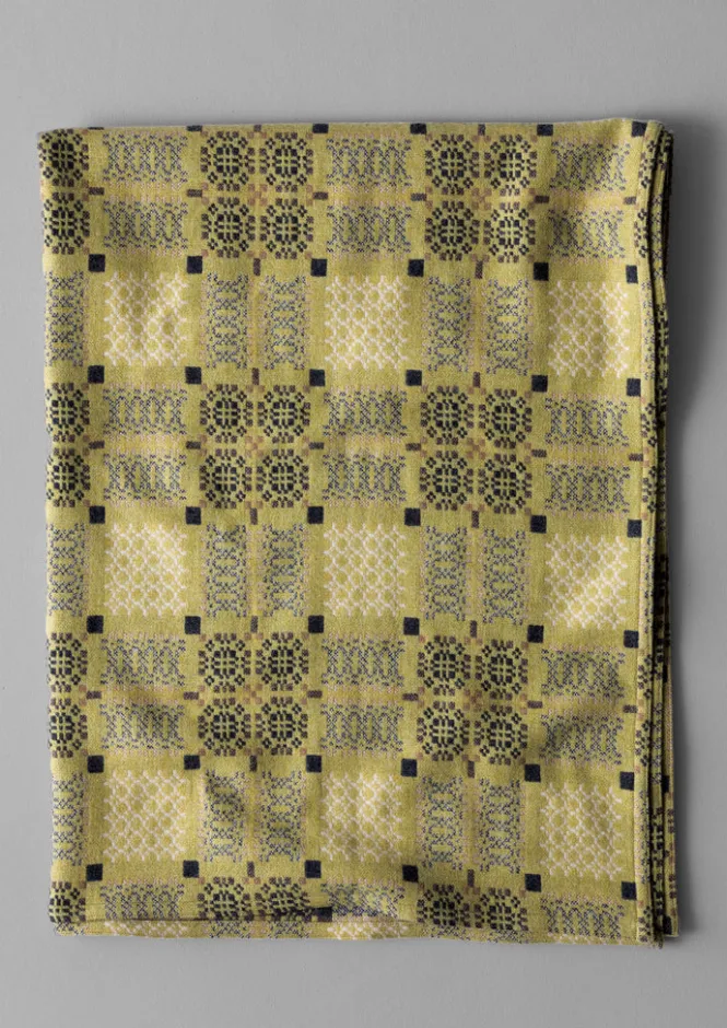 Textiles|Blankets & Throws-TOAST Melin Tregwynt Welsh Blanket Catkin/Charcoal