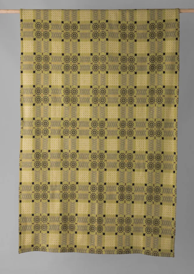Textiles|Blankets & Throws-TOAST Melin Tregwynt Welsh Blanket Catkin/Charcoal