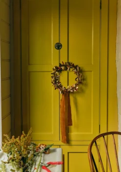 Christmas Decorations-TOAST Mistletoe Paper Wreath MetallicMulti