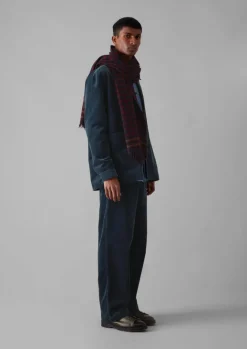 Hats, Scarves & Gloves-TOAST Moismont Wool Scarf NavyBlue