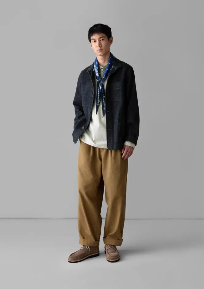 Denim|Workwear-TOAST Monty Japanese Denim Jacket Indigo