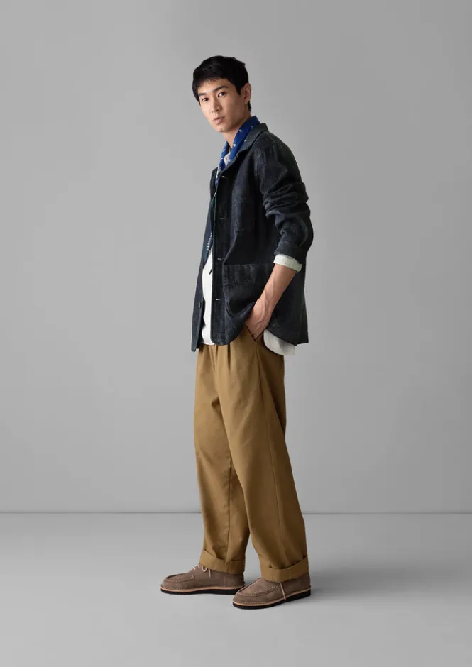 Denim|Workwear-TOAST Monty Japanese Denim Jacket Indigo